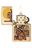 Zippo Çakmak 48519-103458 204B Cowboy Skull Design