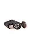 Parmida 4 Torch Pürmüz Siyah Puro Çakmağı