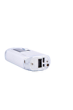 Parmida Gümüş Multifonksiyonel Çakmak (Tek Torch Puro Çakmağı, Elektrikli Çakmak, Powerbank, El Feneri)