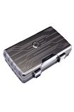 Parmida Gümüş Seyahat Tipi Humidor Puro Kutusu