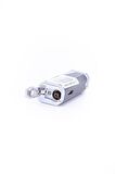 Parmida 3 Torch Pürmüz Karbon Desenli Gümüş Metal Puro Çakmağı