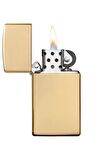 Zippo Çakmak 1654B-000157 High Polish Brass Slim Brass WO/S B