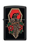Zippo Çakmak 48611-103655 218 Crow Tattoo Design