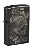 Zippo Çakmak 48590-103654 24756 Skull Mushroom Design