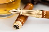 S.T. Dupont Açık Kahverengi Büyük Dolma Kalem 410107