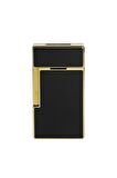S.T. Dupont Big D Golden Shiny Black Lacquer Puro Çakmağı 25002