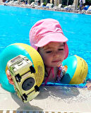 yorni 0-6ay Pembe Güneş Plaj Bebek Çocuk Şapkası, Ayarlanabilir, Makinede Yıkanabilir Ütülenebilir, Astarlı