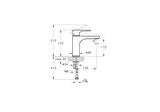Artema Root Round  A4270636 Yüksek Lavabo Bataryası, Mat Siyah