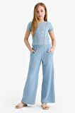 Kız Çocuk Wide Leg Pantolon