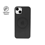 iPhone 13 Telefon Kılıfı MagSafe Ultra İnce Siyah