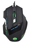 Azemax M6 Rgb Makro Pro Gaming Mouse 3200DPİ 6 Düğmeli Oyuncu Mouse