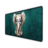 Azemax 70x30cm Fil Desenli Oyuncu Mousepad kaydırmaz Taban Mouse pad