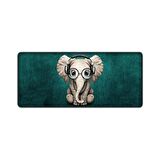Azemax 70x30cm Fil Desenli Oyuncu Mousepad kaydırmaz Taban Mouse pad