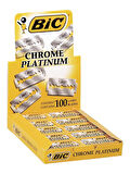 Bic Chrome Platinum Çift Taraflı Tıraş Bıçağı 100'lü Kutu