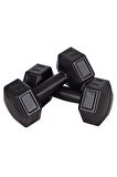 Spor 1kg X 2 Adet Dambıl Seti Siyah