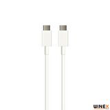 Winex Samsung Galaxy A2 Core 3A 45W Type-C to Type-C 2Metre Data ve Hızlı Şarj Kablosu