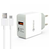 Winex X66 USB Hızlı Şarj Aleti Beyaz