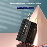 ScHitec K35 3.5mm Kablosuz HD Wireless Yaka Mikrofonu Siyah