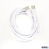 Winex Realme GT 3A 45W Type-C to Type-C 2Metre Data ve Hızlı Şarj Kablosu