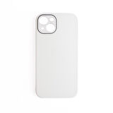 ScHitec Deluxe İphone 14 Plus Mat Kılıf Beyaz