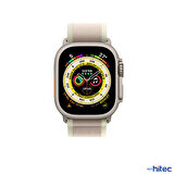 ScHitec 42-44mm Yeni Nesil Apple Uyumlu Akıllı Saat Kordonu Hasır Gri