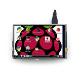 WaveShare 4 Inch Raspberry Pi Dokunmatik IPS LCD Ekran (Birincil Ekran)