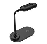 Dokunmatik LED Masa Lambası Wireless Şarj Standlı 360 Derece Esnek - 10W