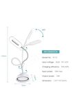 Dokunmatik LED Masa Lambası Wireless Şarj Standlı 360 Derece Esnek - 10W