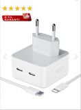 Ateştech USB 35 Watt Hızlı Şarj Aleti Beyaz