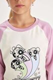 DeFacto Kız Çocuk Pijama Takımı PowerPuff Girls Uzun Kollu Üst Uzun Alt D4158A824AUER103
