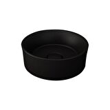 Bocchi Vessel Yuvarlak Çanak Lavabo 38 cm Mat Siyah