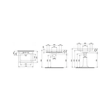 Bocchi Verona 71 cm Üç Delikli Mat Siyah Lavabo