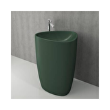 Bocchi Etna 58 cm Monoblok Lavabo Mat Yeşil