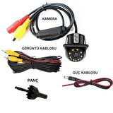 Fiatextra Hareketli Çizgili Trajectory Tecnology Işıklı Arka Görüş Kamerası
