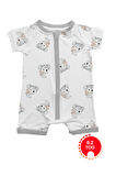 KidZee Yazlık Şort Tulum 0.2 TOG Koala Zee-Romper