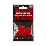Jim Dunlop 570P138 Rock III Nylon Custom Jazz III Pena (6'lı Paket)