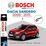 Dacia Sandero Muz Silecek Takımı (2008-2015) Bosch Aerotwin