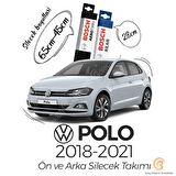 Bosch Aerotwin Volkswagen Polo 2018 - 2019 Ön - Arka Silecek Seti
