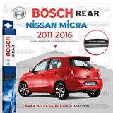 Bosch Rear Nissan Micra 2011 - 2016 Arka Silecek - H306