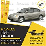 Honda Civic Sedan Muz Silecek Takımı (2001-2006) İnwells
