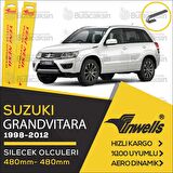Suzuki Grand Vitara Muz Silecek Takımı (1998-2012) İnwells
