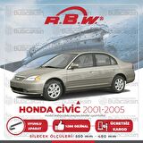 Honda Civic Sedan Muz Silecek Takımı (2001-2005) RBW