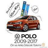 Volkswagen Polo Ön ve Arka Silecek Seti (2009-2017) RBW