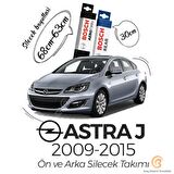 Bosch Aerotwin Opel Astra J 2009 - 2015 Ön ve Arka Silecek Seti