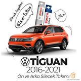Volkswagen Tiguan Ön Arka Silecek Seti (2016-2021) Bosch Aeroeco