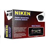 Niken Park Sensörü Ses İkazlı 22mm Gri
