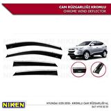 Hyundai IX35 Kromlu Cam Rüzgarlığı 4'lü Set (2010-2017) Niken