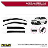 Suzuki G. Vitara Kromlu Cam Rüzgarlığı 4'lü Set (2016-2020) Niken