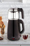 Teatech Cam Demlikli Çay Makinası Su Isıtıcı Kettle