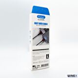 Winex GFZ115 İphone Lightning 3.0A Hızlı Şarj ve Data Kablosu 1M Siyah